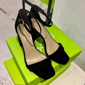 Sam Edelman Black Ankle Strap Heels